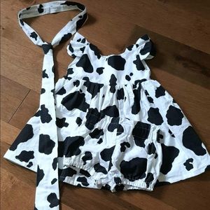 MATCHING COW PRINT OUTFIT